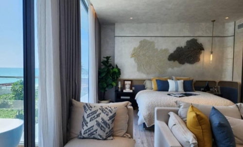 ขาย Arom ติดหาดวงศ์อมาตย์ 1 ห้องนอน ชั้น 10 วิวทะเล