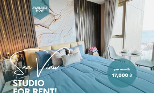ให้เช่า Riviera จอมเทียน Studio วิวทะเล