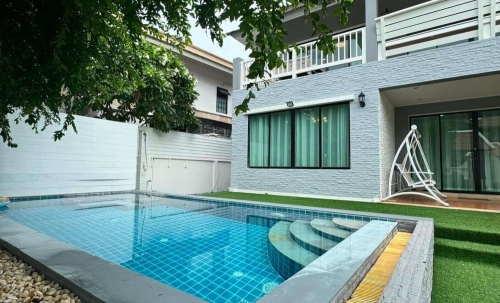 ปล่อยเช่ารายปี บ้าน Pool Villa 2 ชั้น พัทยาเหนือ 4 ห้องนอน 4 ห้องน้ำ