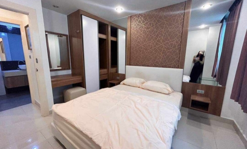 ปล่อยเช่ารายปี Amazon Jomtien อเมซอน จอมเทียน 1 ห้องนอน ชั้น 4 วิวสระ