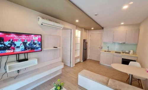 ปล่อยเช่ารายปี Seven Sea Condo Resort Jomtien เซเว่นซีคอนโด รีสอร์ท จอมเทียน 1 ห้องนอน ชั้น 5 วิวสระ