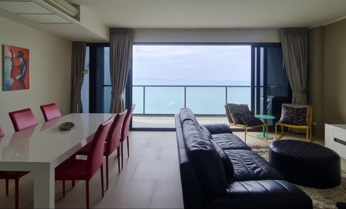 ปล่อยเช่ารายปี The Zire วงศ์อมาตย์ 2 ห้องนอน ชั้น 28 วิวทะเล