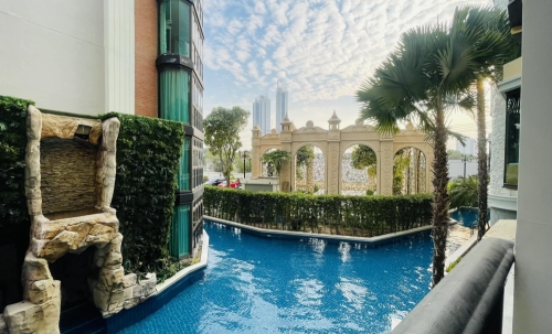 ให้เช่า Espana Jomtien เอสปันญ่า จอมเทียน Studio วิวสระ