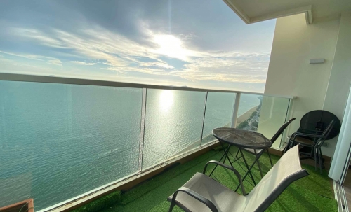 ปล่อยเช่ารายปี Cetus จอมเทียน 2 ห้องนอน ชั้น 40+ วิวทะเล