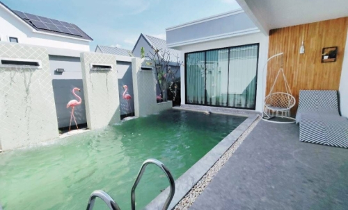 ให้เช่าพูลวิลล่า 3 ห้องนอน 4 ห้องน้ำ ทุ่งกลมตาลหมัน