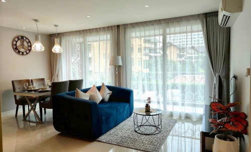 ให้เช่า Grande Caribbean Pattaya แกรนด์ แคริบเบียน พัทยา 2 ห้องนอน วิวเมือง