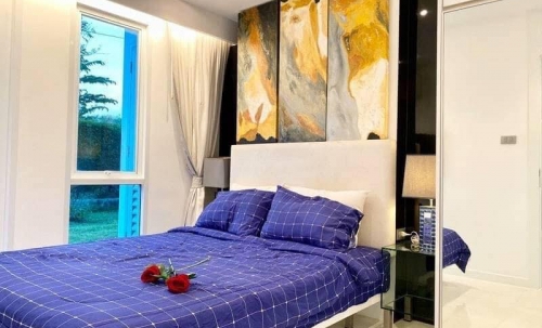 ขายพร้อมผู้เช่า City Center Residence พัทยากลาง 2 ห้องนอน ชั้น 1 วิวสวน