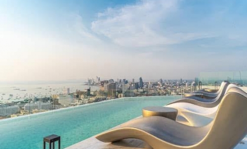 ขาย Arcadia Millennium Tower Pattaya อาคาเดีย มิลเลนเนียม ทาวเวอร์ พัทยา 1 ห้องนอน วิวทะเล (2)