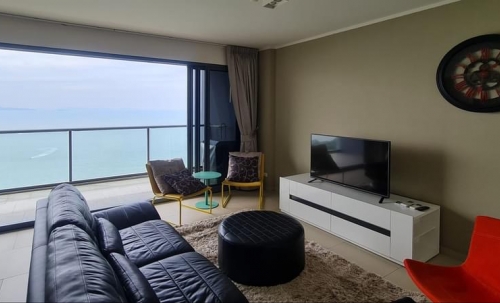 ปล่อยเช่ารายปี The Zire วงศ์อมาตย์ 2 ห้องนอน ชั้น 28 วิวทะเล