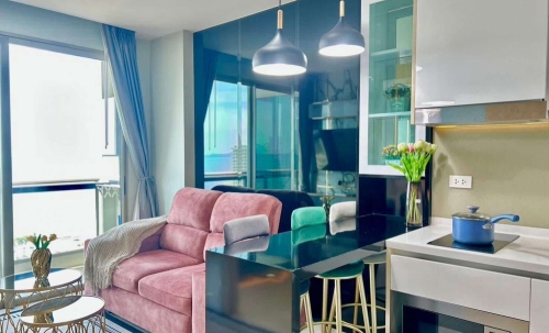 ปล่อยเช่า The Riviera Jomtien 1 ห้องนอน ชั้น 32 วิวทะเล