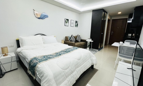 ปล่อยเช่า Club Royal นาเกลือ-วงศ์อมาตย์ สตูดิโอ 25 ตร.ม. ชั้น 1 วิวสวน ติดเจ้าของ