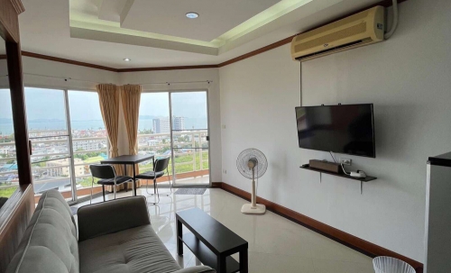 ปล่อยเช่ารายปี Rim Haad Condo Jomtien ริมหาด คอนโด จอมเทียน 1 ห้องนอน ชั้น 15 วิวทะเล