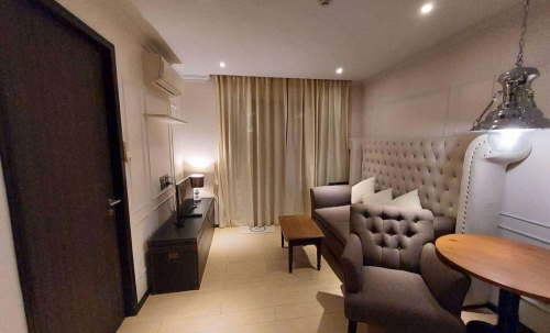 ปล่อยเช่าขั้นต่ำ 6 เดือน Venetian Signature Jomtian เวเนเชี่ยน ซิกเนเจอร์ จอมเทียน 1 ห้องนอน ชั้น 1 วิวสระ