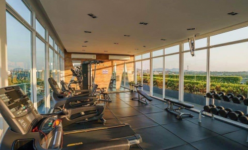 ปล่อยเช่า Sea Saran Condo Bangsaray ซี สราน บางเสร่ Studio ชั้น 2 วิวสวน