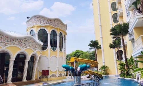 ปล่อยเช่า Espana เอสปาน่า จอมเทียน 1 ห้องนอน ชั้น 2 วิวสวน