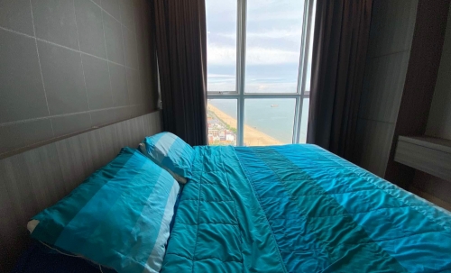 ปล่อยเช่ารายปี Cetus จอมเทียน 2 ห้องนอน ชั้น 25 วิวทะเล