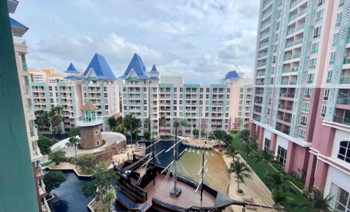 ปล่อยเช่า Grand Caribbean Jomtien แกรนด์ คาริบเบียน จอมเทียน 1 ห้องนอน ชั้น 7 วิวสระ