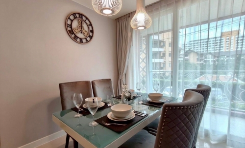 ให้เช่า Grande Caribbean Pattaya แกรนด์ แคริบเบียน พัทยา 2 ห้องนอน วิวเมือง