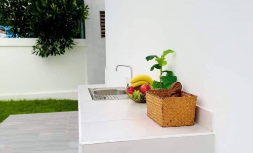 บ้านแฝดสไตล์โมเดิร์น 3 ห้องนอน 2 ห้องน้ำ ห้วยใหญ่