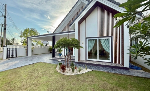 ขาย บ้านเดี่ยวชั้นเดียว 3 ห้องนอน 2 ห้องน้ำ โคโค่วิลล์ โป่ง-บางละมุง