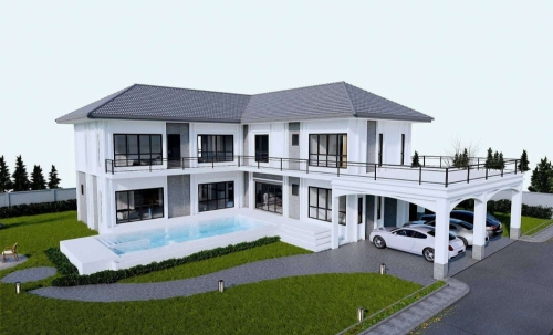 ขายบ้าน Pool Villa 2 ชั้น 5 ห้องนอน 6 ห้องน้ำ สยามคันทรีคลับ (3)