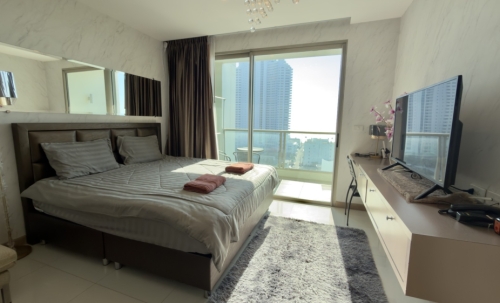 ปล่อยเช่า Riviera Jomtien ริเวียร่า จอมเทียน Studio ชั้น 15 วิวทะเล ติดเจ้าของ