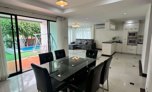 ปล่อยเช่ารายปี บ้าน Pool Villa 2 ชั้น พัทยาเหนือ 4 ห้องนอน 4 ห้องน้ำ