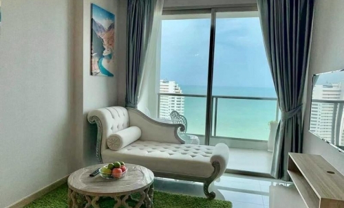 ให้เช่า Riviera Jomtien ริเวียร่า จอมเทียน 1 ห้องนอน วิวทะเล (1)