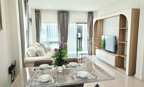 ให้เช่า บ้านเดี่ยว 2 ชั้น 3 ห้องนอน 1 ห้องน้ำ ห้วยใหญ่