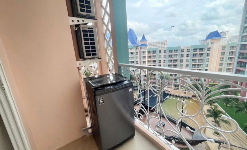 ปล่อยเช่า Grand Caribbean Jomtien แกรนด์ คาริบเบียน จอมเทียน 1 ห้องนอน ชั้น 7 วิวสระ