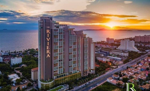 ให้เช่า Riviera Jomtien ริเวียร่า จอมเทียน 2 ห้องนอน วิวทะเล