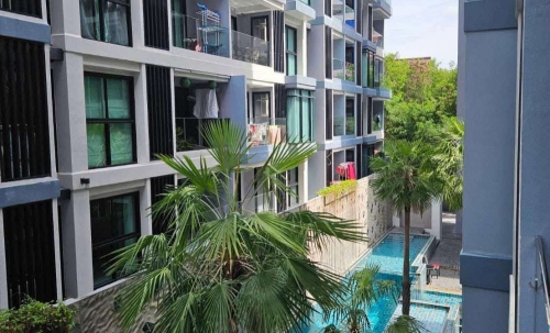 ปล่อยเช่า Siam Oriental Tropical Garden condo พระตำหนัก 1 ห้องนอน ชั้น 3