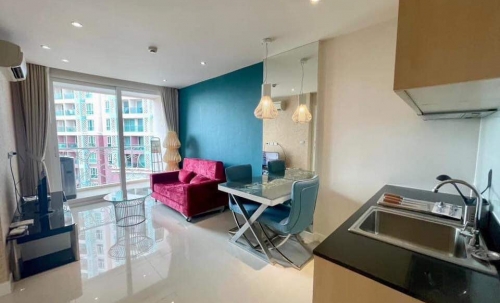 ปล่อยเช่า Grand Caribbean Jomtien แกรนด์ คาริบเบียน จอมเทียน 1 ห้องนอน ชั้น 7 วิวสระ