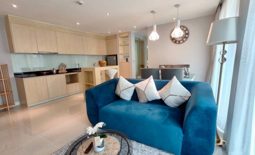 ให้เช่า Grande Caribbean Pattaya แกรนด์ แคริบเบียน พัทยา 2 ห้องนอน วิวเมือง