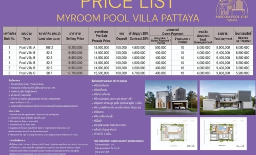 ขาย Pool Villa 2 ชั้น 5 ห้องนอน 5 ห้องน้ำ ห้วยใหญ่ (3)