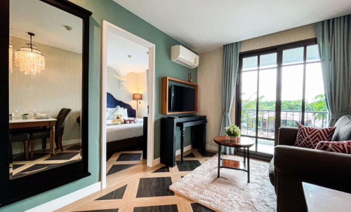 ปล่อยเช่า Espana เอสปาน่า จอมเทียน 1 ห้องนอน ชั้น 2 วิวสวน