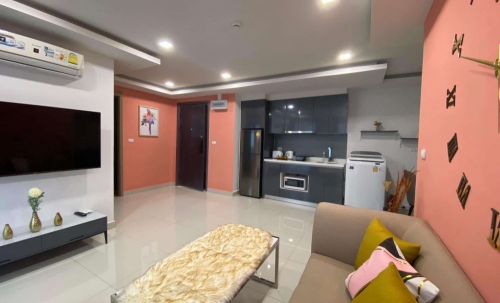 ปล่อยเช่ารายปี Arcadia Beach Continental อะคาเดีย บีช คอนติเนนทัล พัทยาใต้-ทัพพระยา 2 ห้องนอน 2 ห้องน้ำ ชั้น 7 วิวสระ