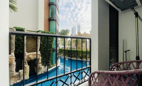 ให้เช่า Espana Jomtien เอสปันญ่า จอมเทียน Studio วิวสระ