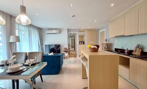 ให้เช่า Grande Caribbean Pattaya แกรนด์ แคริบเบียน พัทยา 2 ห้องนอน วิวเมือง