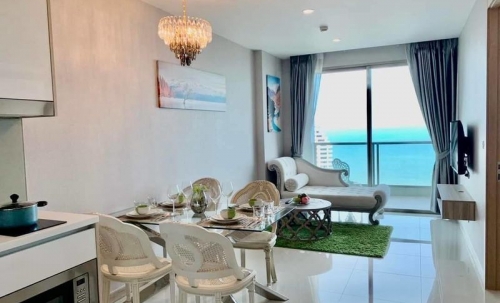 ให้เช่า Riviera Jomtien ริเวียร่า จอมเทียน 1 ห้องนอน วิวทะเล (1)