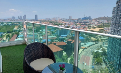 ให้เช่า City Garden Tower South Pattaya ซิตี้ การ์เด้น ทาวเวอร์ พัทยาใต้ 2 ห้องนอน วิวเมือง