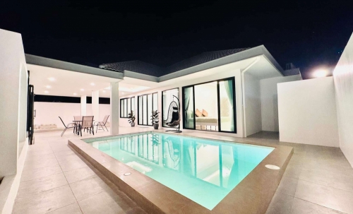 ขายบ้าน Pool Villa ชั้นเดียว 4 ห้องนอน 5 ห้องน้ำ จอมเทียน(2)