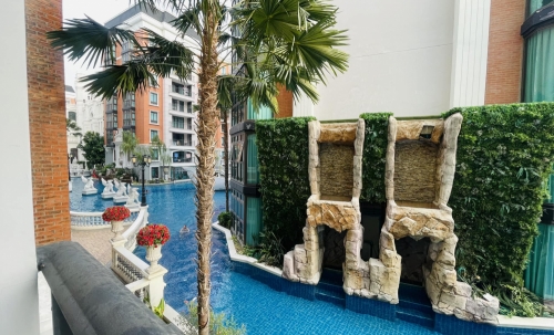 ให้เช่า Espana Jomtien เอสปันญ่า จอมเทียน Studio วิวสระ