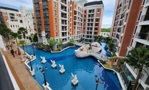 ปล่อยเช่ารายปี Espana Jomtien เอสปาน่า จอมเทียน 1 ห้องนอน 1 ห้องน้ำ ชั้น 6 วิวสระ