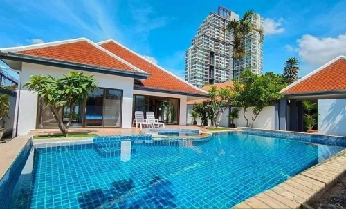 ปล่อยเช่าบ้าน Pool Villa จอมเทียน 4 ห้องนอน 4 ห้องน้ำ ทำธุรกิจได้