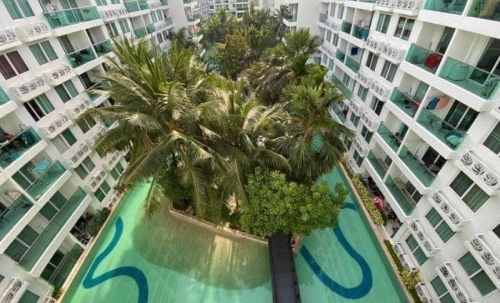 ขาย Amazon Residence 2 ห้องนอน ชั้น 6 วิวสระว่ายน้ำ