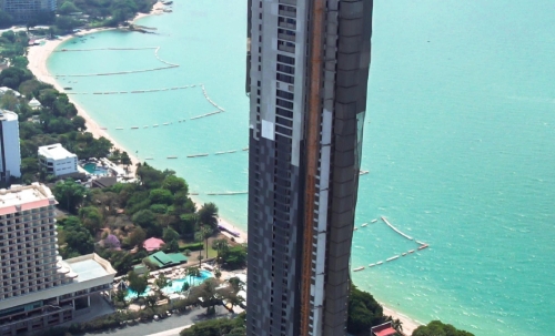 ขาย Arom ติดหาดวงศ์อมาตย์ 1 ห้องนอน ชั้น 10 วิวทะเล