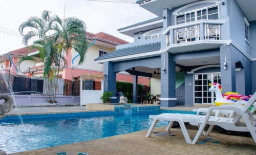 ปล่อยเช่าบ้าน Pool Villa 5 ห้องนอน จอมเทียน