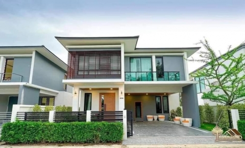 ขายบ้านเดี่ยว 2 ชั้น สร้างใหม่ ในโครงการหมู่บ้าน 4 ห้องนอน 4 ห้องน้ำ ห้วยใหญ่ ติดเจ้าของ (3)