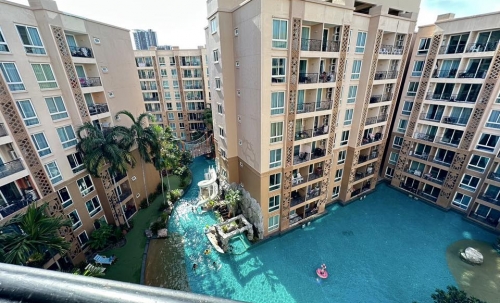 ให้เช่า Atlantis Jomtien แอดแลนติส จอมเทียน 1 ห้องนอน วิวสระ